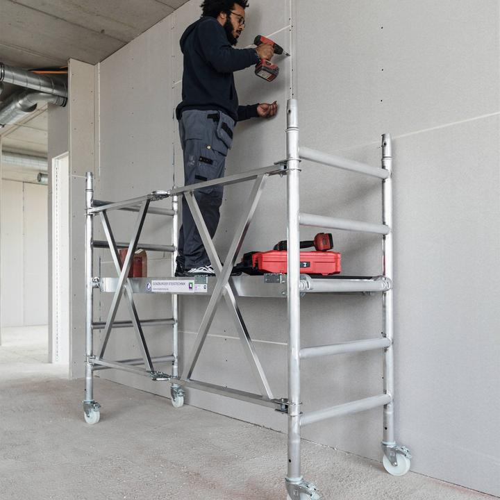 Image du produit Munk Appareil pliable en porte-à-faux Hauteur de la plate-forme 0,99 m (Marchepied pliant, 180 cm)