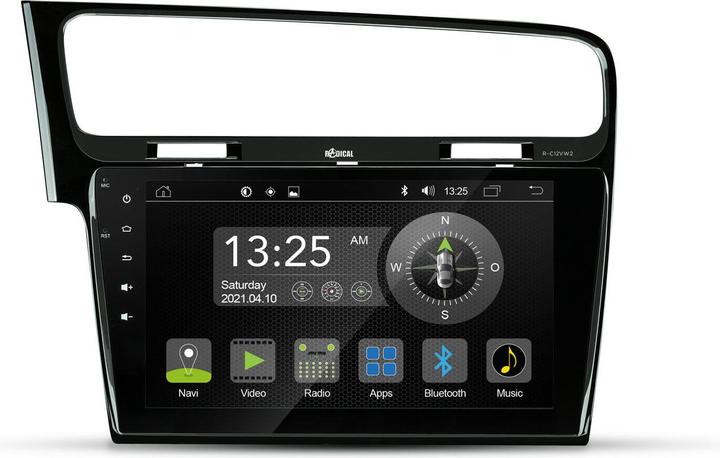 Radical R-C12VW2 Android car radio for VW Golf 7 (Android car, Apple Carplay, MirrorLink)