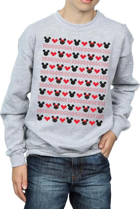 Image du produit Disney - Sweat MICKEY AND MINNIE CHRISTMAS HEARTS - Garçon (116)