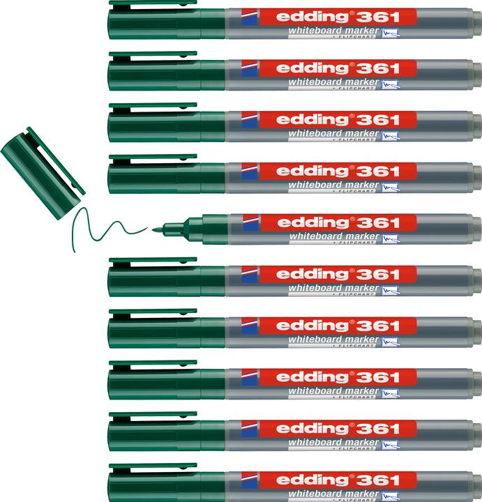 Produktbild Edding Whiteboard-Marker 361 (Grün, 1 mm, 1 x)