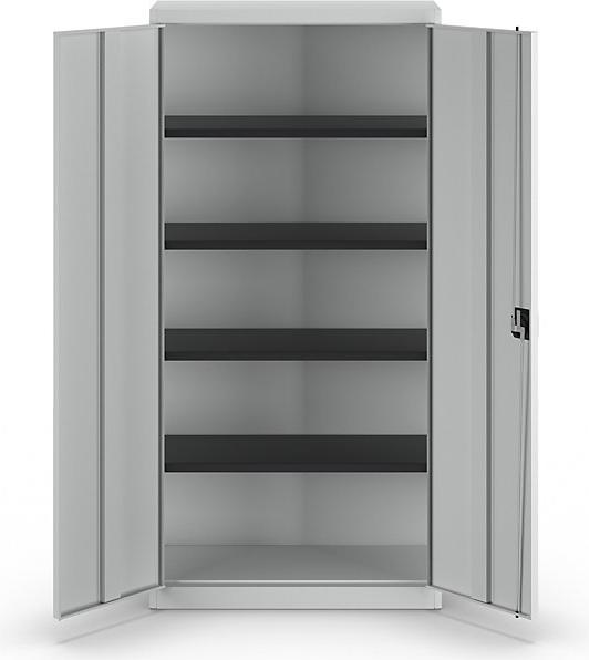 Produktbild Mauser Stahlschrank mit Flügeltüren (95 x 42 x 195 cm)