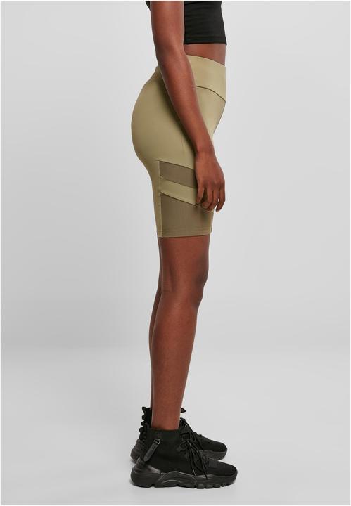 Immagine prodotto Urban Classics Pantaloncini da ciclismo a vita alta in rete da donna - 12486 (L)