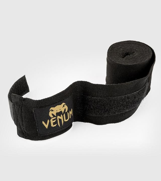 Immagine prodotto Venum Avvolgimenti per pugilato a contatto - 2,5 m - Nero/oro (Taglia unica)