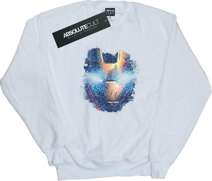 Image du produit - Sweat AVENGERS IRON MAN DISTRESSED HEAD - Homme (XL)
