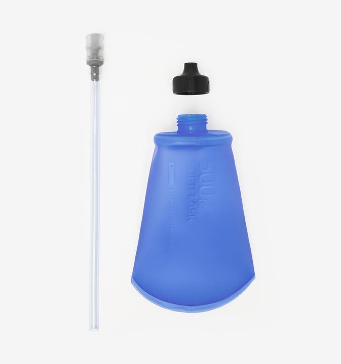 Produktbild Kiprun Lauf-Trinkflasche 500 ml für 8-l-Trailrucksack mit Trinkhalm - türkis (0.50 l)