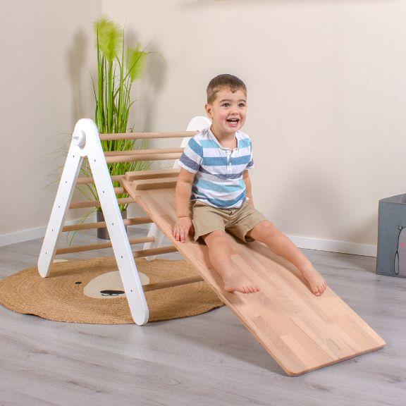 Produktbild Tobi Kletterleiter und Rutsche 2in1 weiss lackiert