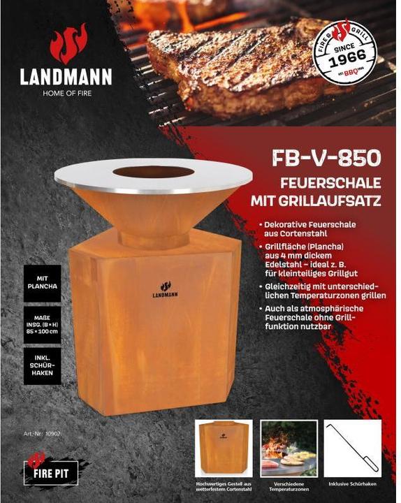 Actual product image Landmann Fire bowl FB-V-850 (85 cm)