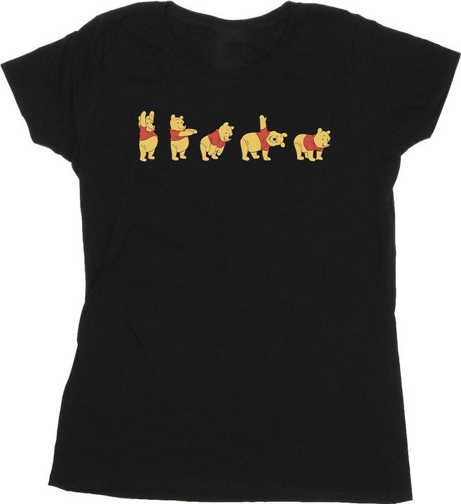 Actual product image Disney Womens/Ladies Winnie The Pooh Stretching Cotton T-Shirt (XXL)