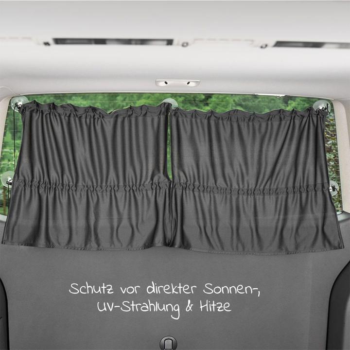 Image du produit Zamboo Pare-soleil voiture Pare-soleil lunette arrière pour minibus - Gris foncé