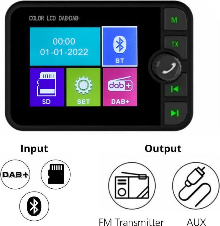 Produktbild Mobix DAB+ Autoadapter