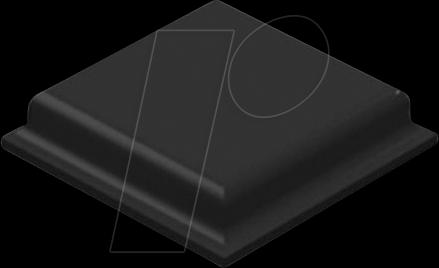Image du produit 3M SJ 5007 Pied d'appareil autocollant, carré Noir (L x l x h) 10.2 x 10.2 (Boîtier)