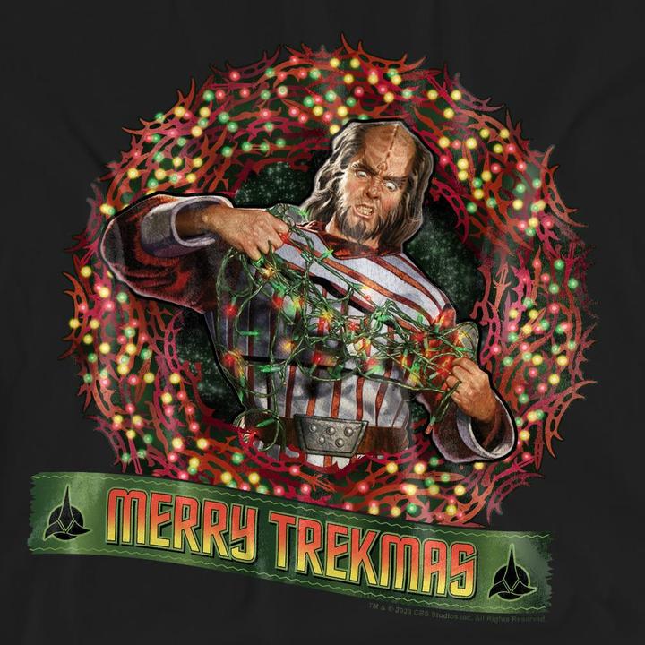Produktbild Merry Trekmas TShirt weihnachtliches Design (M)