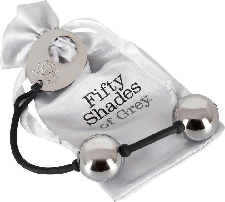 Actual product image Fifty Shades of Grey Inner Goddess Silver Pleasure Balls