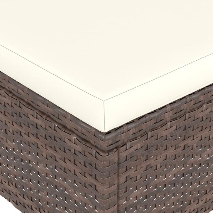Actual product image VidaXL Gartenstuhl und Hocker