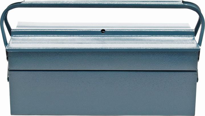 Actual product image Wiltec Tool Box with 3 Compartments Made of Cold Rolled Steel 420 x 200 x 160 mm