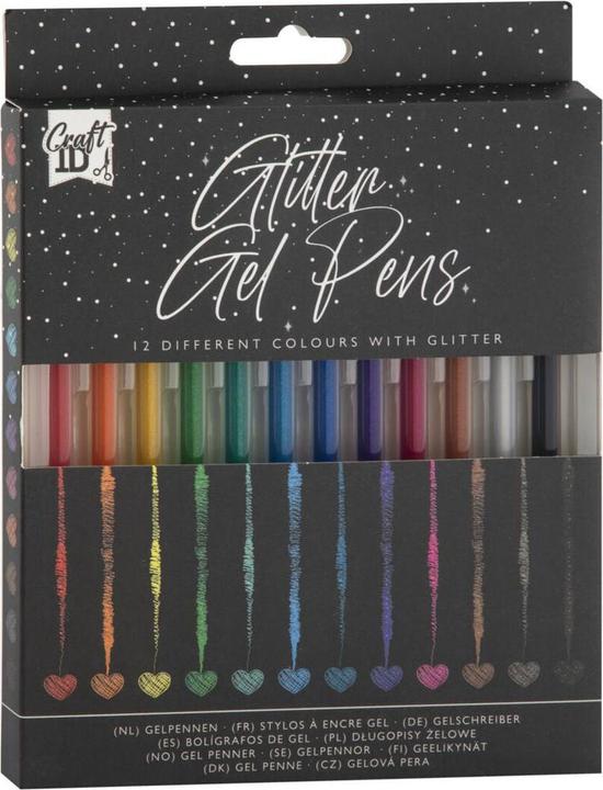 Produktbild Grafix Gelstifte Glitter, 12 Stk. (12 x)