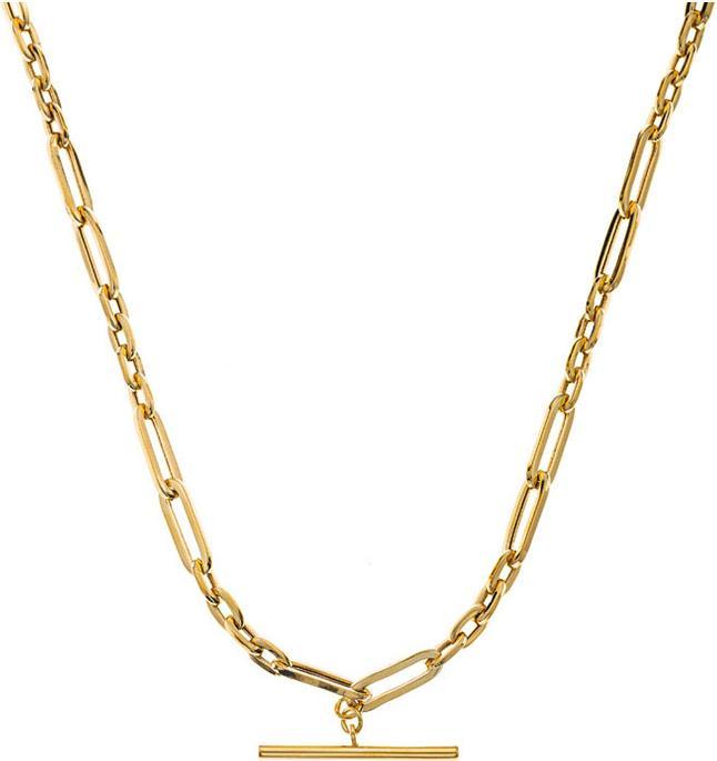 Image du produit Natsumi Schmuck Collier en or jaune 9K/375 Ancre Figaro 5+1, 45cm (750/18 K Or jaune)