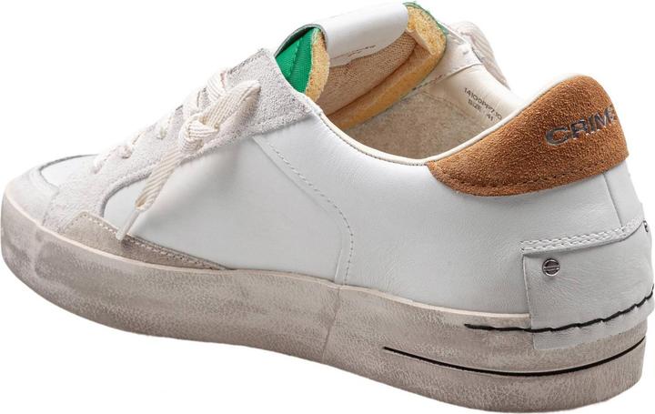 Produktbild Crime London Crime leather sneakers white and green color (44)