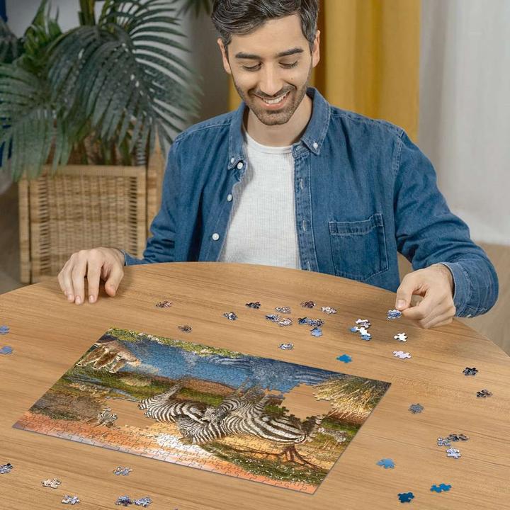 Produktbild Ravensburger Zebras am Wasserloch (500 Teile)