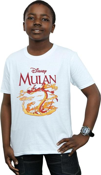 Immagine prodotto Disney Mulan Mushu Dragon Fire Maglietta Ragazzi (140, 146)