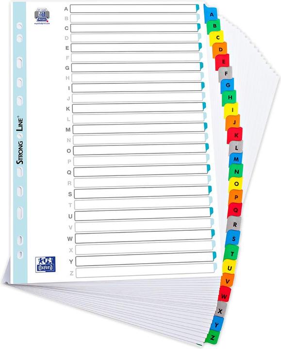 Produktbild Elba Mylar-Kartonordner, A-Z, ohne "ST"-"SCH", 26 Abschnitte DIN A4, Maße: (B)210 x (H)297 mm