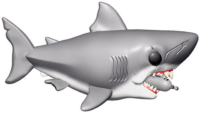 Immagine prodotto Funko POP! - Der weisse Hai: Jaws With Diving Tank - Weisser Hai