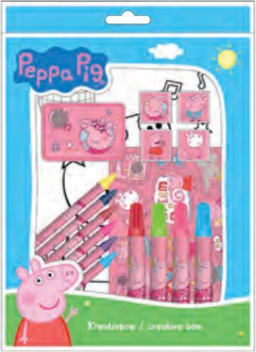 Actual product image Undercover Craft set creative box Peppa Pig 26 pieces