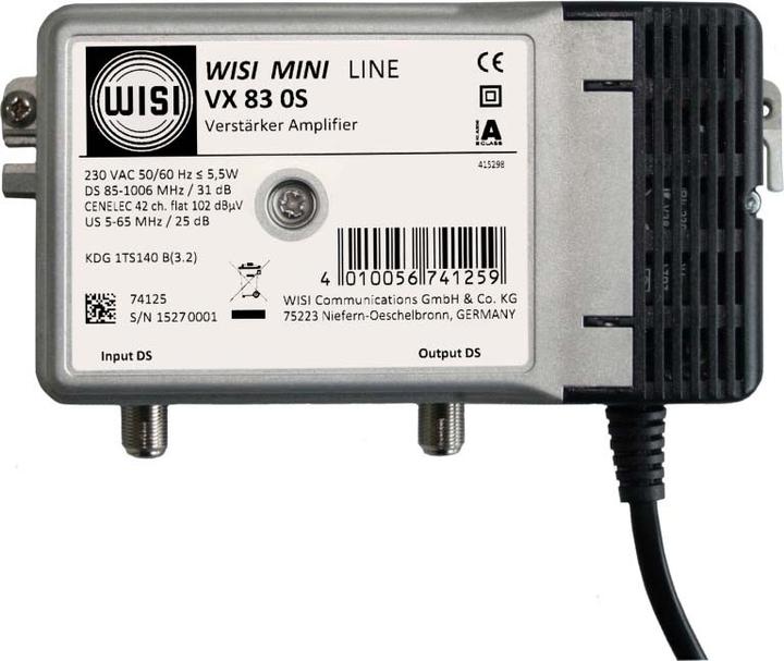 Actual product image WISI VX 83 0S F-Type (Amplifier)