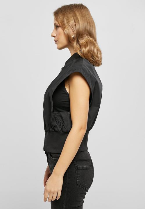 Actual product image Urban Classics Ladies Recycled Short Bomber Vest (S)