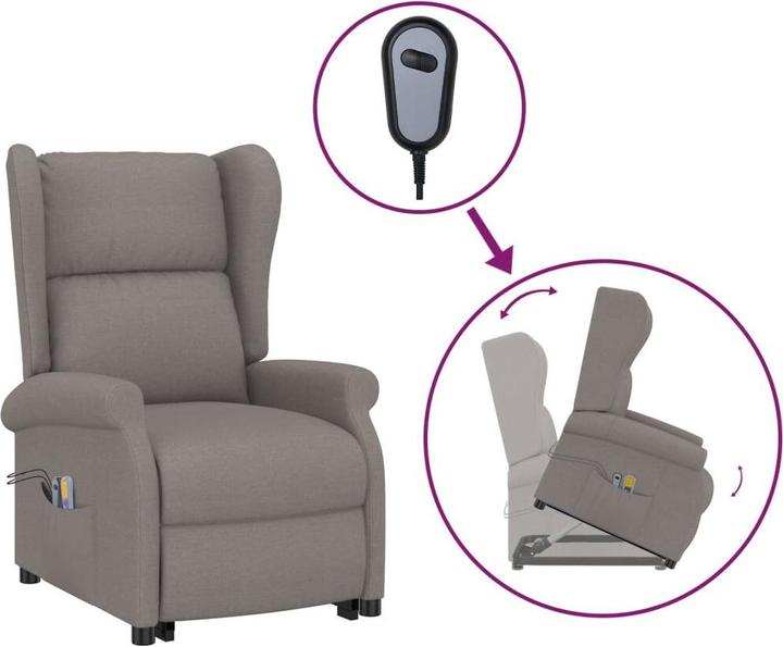 Actual product image VidaXL Elektrischer Massagestuhl