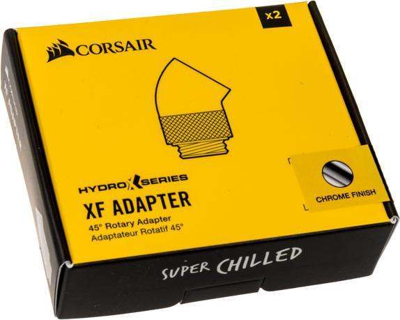 Actual product image Corsair Hydro X Series 45° XF Adapter 2-pack