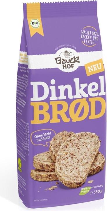 Actual product image Bauckhof Wunderbrød spelt baking mix (550 g)