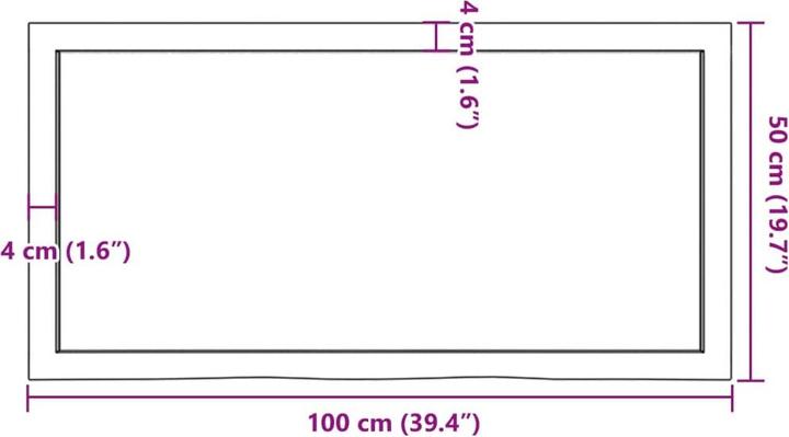 Image du produit VidaXL Emerald (100 x 50 x 4 cm)