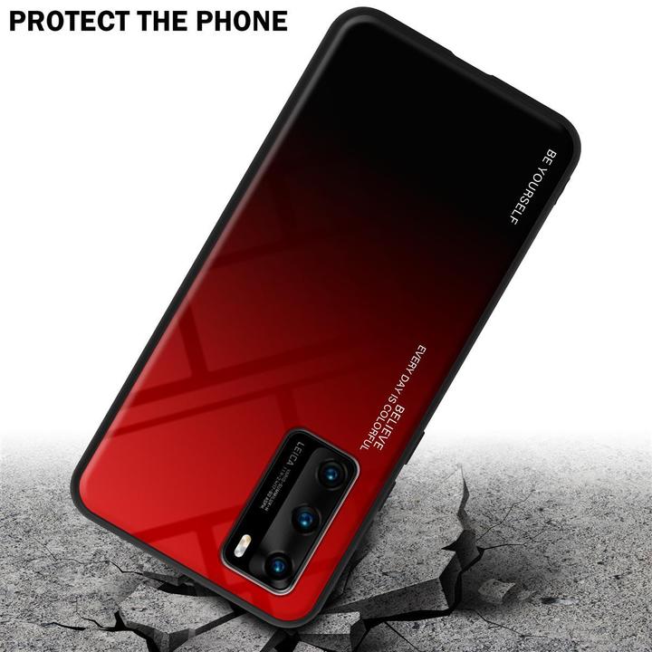 Productafbeelding Cadorabo TPU 2 kleuren glasdekking (Huawei P40)