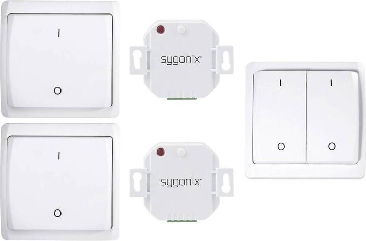 Produktbild Sygonix RSL S8 Funk-Einbauschalter-Set + T3 2-Kanal-Wandschalter