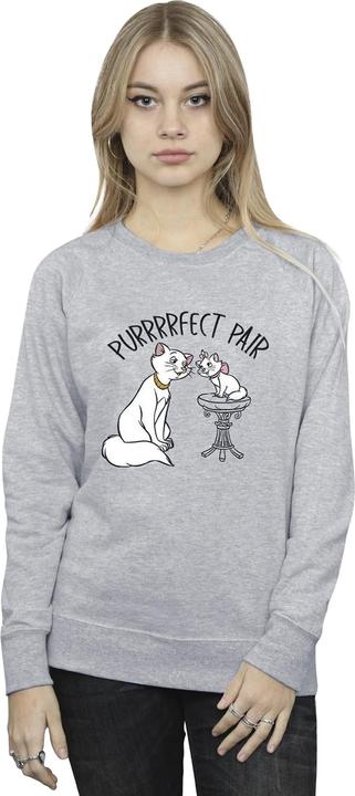 Actual product image Disney Womens/Ladies The Aristocats Purrfect Pair Sweatshirt (M)