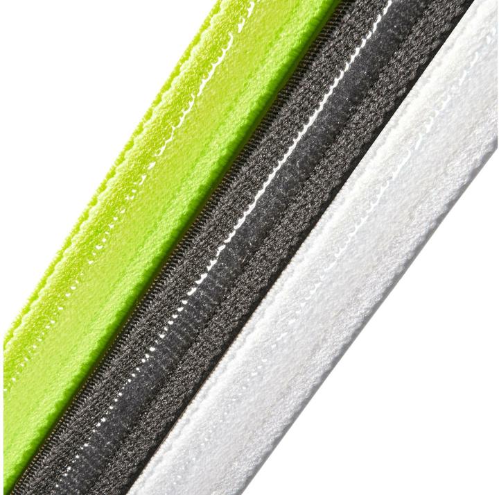 Actual product image adidas Hairbands Lucid Lemon, Schwarz, Silber