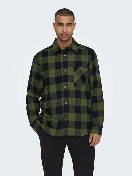 Produktbild Only & Sons Normal geschnitten Hemdkragen Hemd Hemd (M)