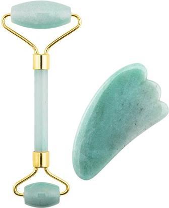 Produktbild Palsar 7 Grüner Aventurin Jade Roller & Gua Sha Set