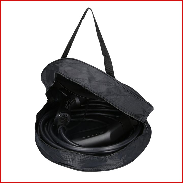 Image du produit KS Tools Sac de rangement efuturo, pour câble de chargement, noir.