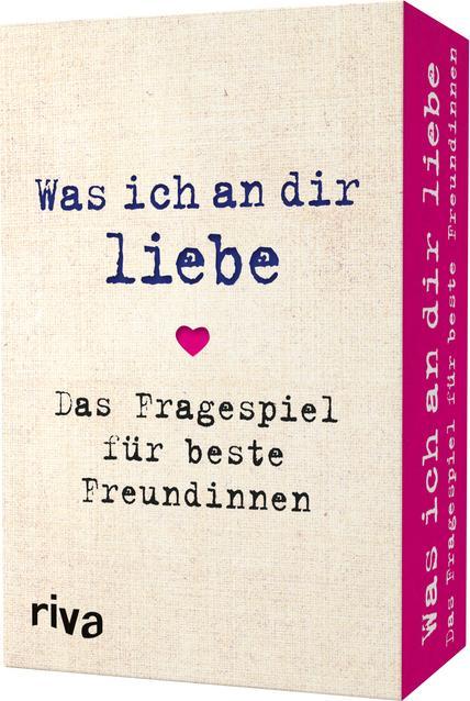 Produktbild Was ich an dir liebe – Das Fragespiel für beste Freundinnen (Deutsch)