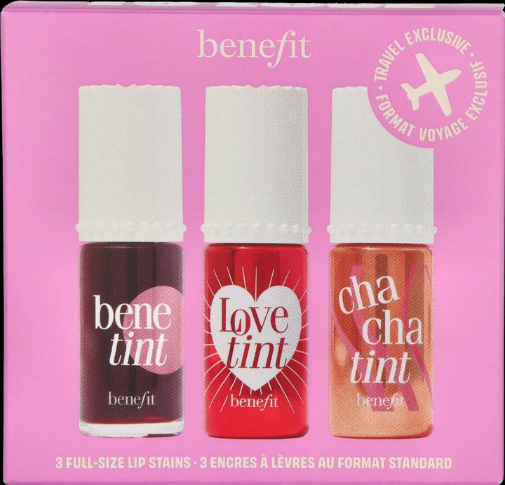 Produktbild BeneFit Cosmetics Lip Tints to Love (Gold, Rot, Violett)