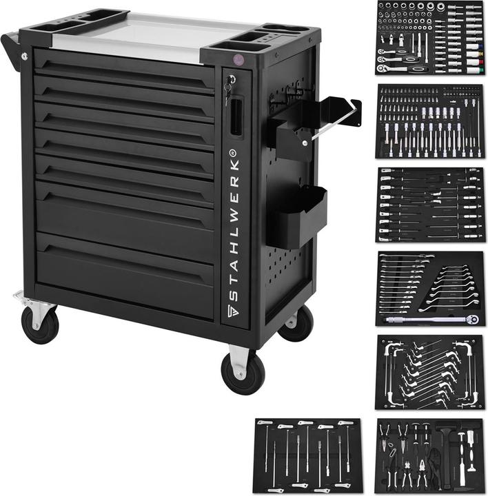 Actual product image Stahlwerk Workshop trolley PHOENIX tool trolley Assembly trolley 262 tools CrV (262 x)