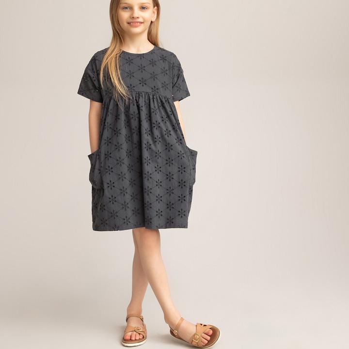 Image du produit La Redoute Collections Robe avec broderie ajourée (128)