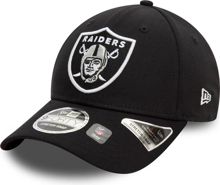 New Era 9Forty Stretch-Snap Cap - Las Vegas Raiders schwarz (One Size)