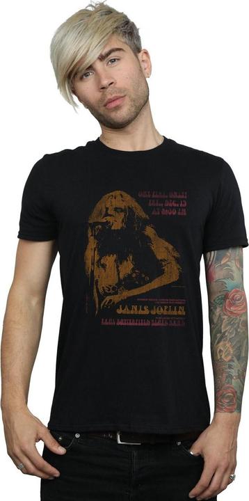 Actual product image Janis Joplin Mens Madison Square Garden T-Shirt (L)