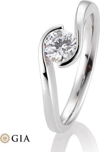 Produktbild Breuning Ring Schwung 0,40-0,60 ct. (49, 585/14 K Gold)