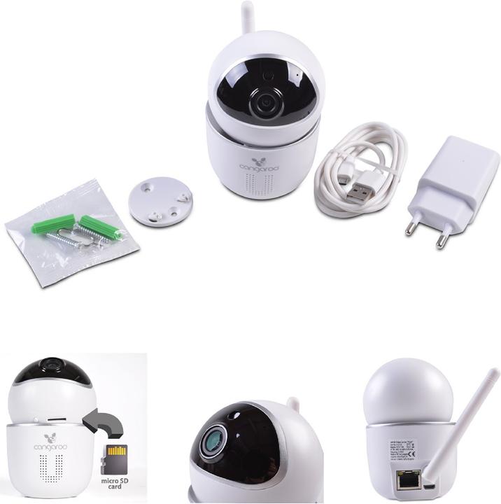 Produktbild Cangaroo Babyphone Hype, Wi-Fi/Lan (Babyphone mit Kamera, 300 m)