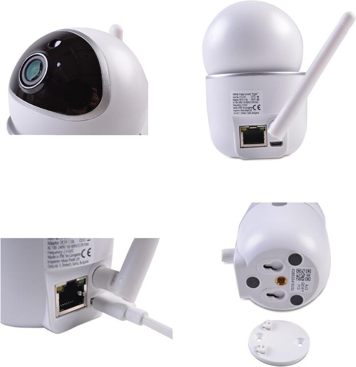 Produktbild Cangaroo Babyphone Hype, Wi-Fi/Lan (Babyphone mit Kamera, 300 m)
