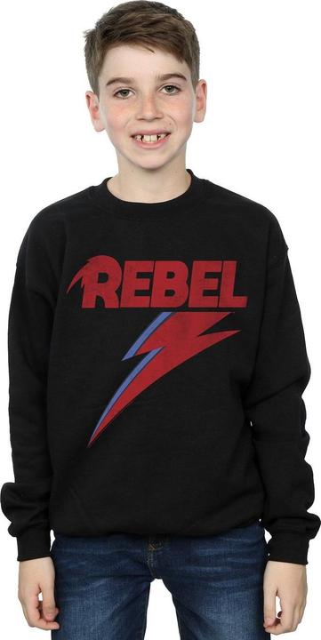 Produktbild David Bowie Distressed Rebel Sweatshirt Jungen (152, 158)